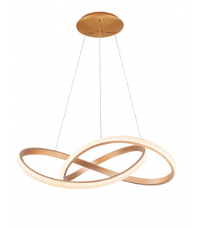 AZZARDO lampa wisząca INFINITY 80 CCT  z pilotem złota