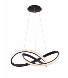 AZZARDO lampa wisząca INFINITY 80 CCT  z pilotem czarna