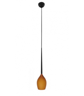 AZZARDO lampa wisząca IZZA 1 bursztynowa
