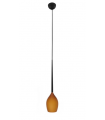 AZZARDO lampa wisząca IZZA 1 bursztynowa