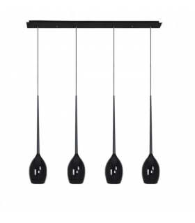 AZZARDO lampa wisząca IZZA 4 czarna