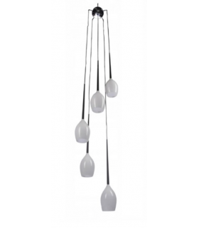 AZZARDO lampa wisząca IZZA 5 biała