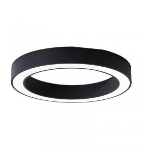 AZZARDO lampa sufitowa / plafon MARCO  TOP 40 3000K czarna