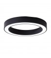 AZZARDO lampa sufitowa / plafon MARCO  TOP 40 3000K czarna