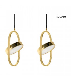 MOOSEE zestaw 2 lamp wiszących SPINNER 19 LED złote