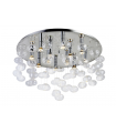AZZARDO lampa sufitowa / plafon LUVIA  D80 transparentna