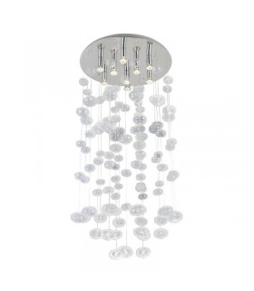 AZZARDO lampa wisząca LUVIA 125 XL  transparentna