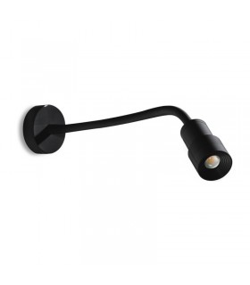 AZZARDO lampa ścienna LUMI FLEX czarna