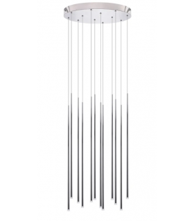 AZZARDO lampa wisząca LOUISE 12  chromowana