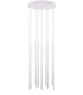AZZARDO lampa wisząca LOUISE 12 biała