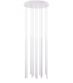 AZZARDO lampa wisząca LOUISE 12 biała