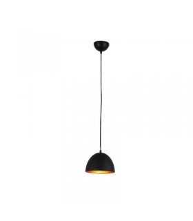 AZZARDO lampa wisząca MODENA 18 czarna  / złota
