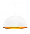AZZARDO lampa wisząca MODENA 40 biała /  złota