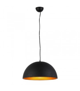 AZZARDO lampa wisząca MODENA 40 czarna  / złota