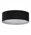 AZZARDO lampa sufitowa / plafon MILO  czarna