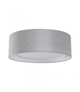 AZZARDO lampa sufitowa / plafon MILO  szara