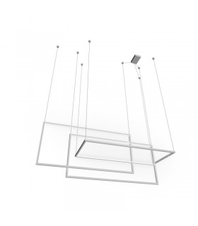 AZZARDO lampa wisząca METRIC biała