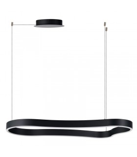 AZZARDO lampa wisząca MIRABELLA 120 3000K DIMM czarna