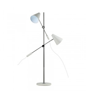 AZZARDO lampa podłogowa KAJA biała