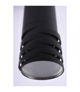 AZZARDO lampa sufitowa / plafon LOCUS  czarna