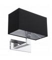 AZZARDO lampa ścienna MARTENS WALL  czarna