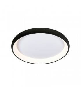 AZZARDO lampa sufitowa / plafon ANTONIO  TOP 41 CCT z pilotem czarna