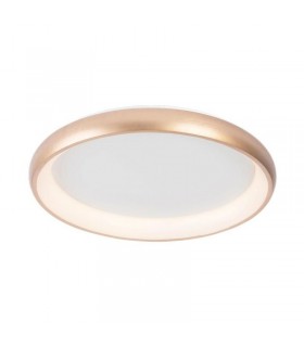 AZZARDO lampa sufitowa / plafon ANTONIO  TOP 41 CCT z pilotem złota