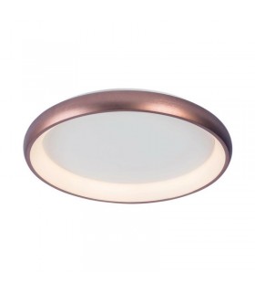 AZZARDO lampa sufitowa / plafon ANTONIO  TOP 81 CCT z pilotem brązowa