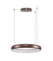 AZZARDO lampa wisząca ANTONIO 41 CCT  z pilotem brązowa