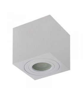 AZZARDO lampa sufitowa / plafon BRANT  SQUARE IP44 biała