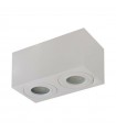 AZZARDO lampa sufitowa / plafon BRANT 2  SQUARE IP44 biała