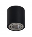 AZZARDO lampa sufitowa / plafon BRANT czarna / chromowana