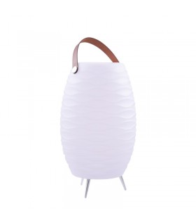 AZZARDO lampa podłogowa BOOMBOX BUCKET RGBW z pilotem biała