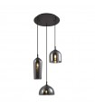 AZZARDO lampa wisząca BLANCA 3 chromowana