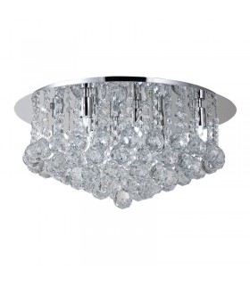 AZZARDO lampa sufitowa / plafon BOLLA 58 chromowana
