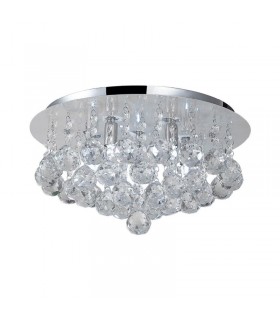 AZZARDO lampa sufitowa / plafon BOLLA 38  chromowana