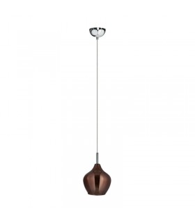 AZZARDO lampa wisząca AMBER MILANO 1  miedziana