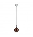 AZZARDO lampa wisząca AMBER MILANO 1  miedziana