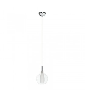 AZZARDO lampa wisząca AMBER MILANO 1 transparentna