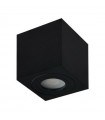 AZZARDO lampa sufitowa / plafon BRANT  SQUARE IP44 czarna