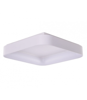 AZZARDO lampa sufitowa / plafon SOLVENT  S TOP 110 CCT SMART z pilotem biała