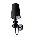 AZZARDO lampa ścienna BAROCO czarna