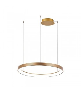 AZZARDO lampa wisząca AGNES 48 DIMM CCT  SWITCH złota
