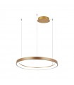 AZZARDO lampa wisząca AGNES 48 DIMM CCT  SWITCH złota