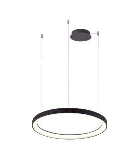 AZZARDO lampa wisząca AGNES 58 DIMM CCT SWITCH czarna