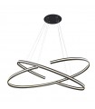 AZZARDO lampa wisząca ALESSIA XL czarna