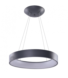 AZZARDO lampa wisząca SOLVENT R 110 CCT  SMART z pilotem szara