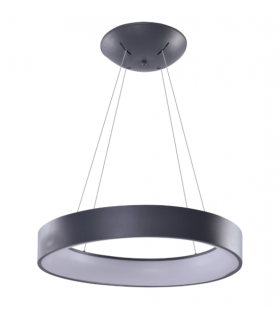 AZZARDO lampa wisząca SOLVENT R 80 CCT  SMART z pilotem szara