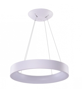 AZZARDO lampa wisząca SOLVENT R 80 CCT  SMART z pilotem biała
