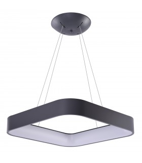 AZZARDO lampa wisząca SOLVENT S 60 CCT  SMART z pilotem szara